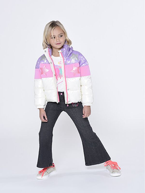 Billieblush Billieblush Пухено яке U06128 Бежов Regular Fit