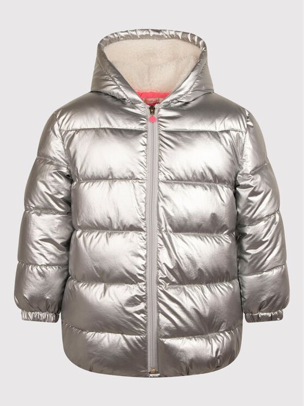 Billieblush Billieblush Пухено яке U16328 Сребрист Regular Fit
