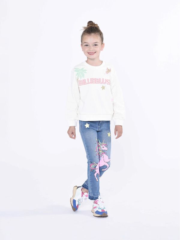 Billieblush Billieblush Суитшърт U15A96 Екрю Regular Fit