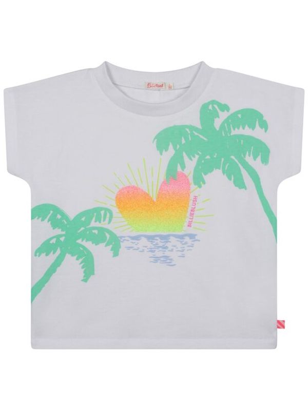 Billieblush Billieblush Тишърт U15B05 Бял Regular Fit
