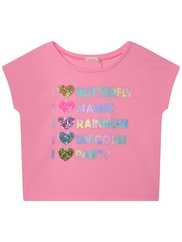 Billieblush Billieblush Тишърт U15B48 Розов Regular Fit