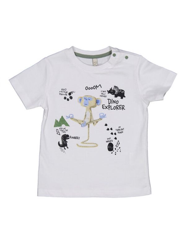 Birba Trybeyond Birba Trybeyond Тишърт 999 64094 00 M Бял Regular Fit