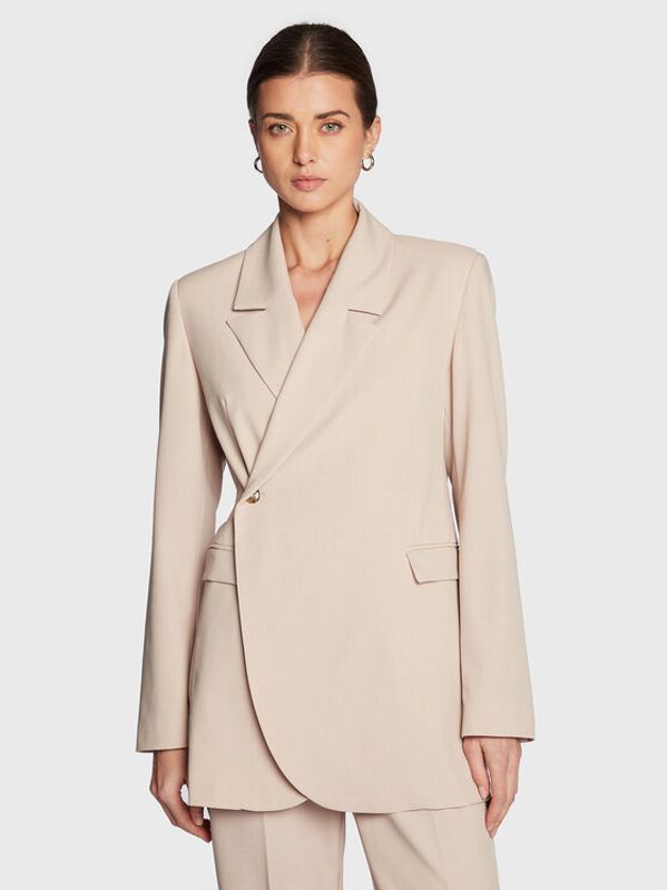 Birgitte Herskind Birgitte Herskind Блейзър Lilith 4603878 Екрю Oversize