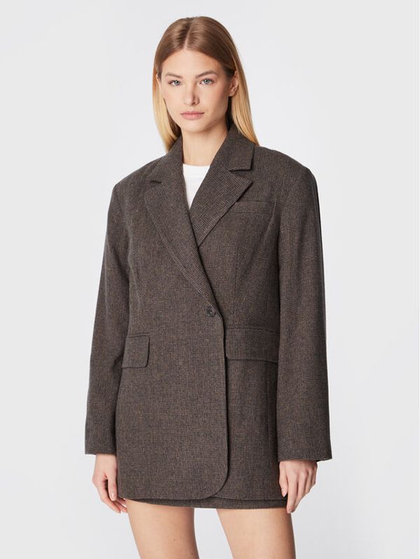 Birgitte Herskind Birgitte Herskind Блейзър Verner 4603911 Кафяв Oversize