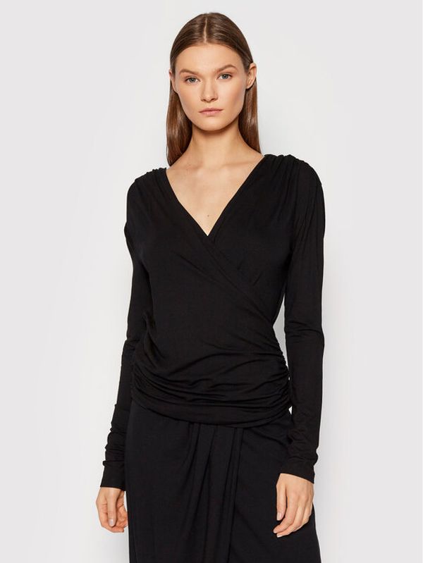 Birgitte Herskind Birgitte Herskind Блуза Olid 4217770 Черен Slim Fit