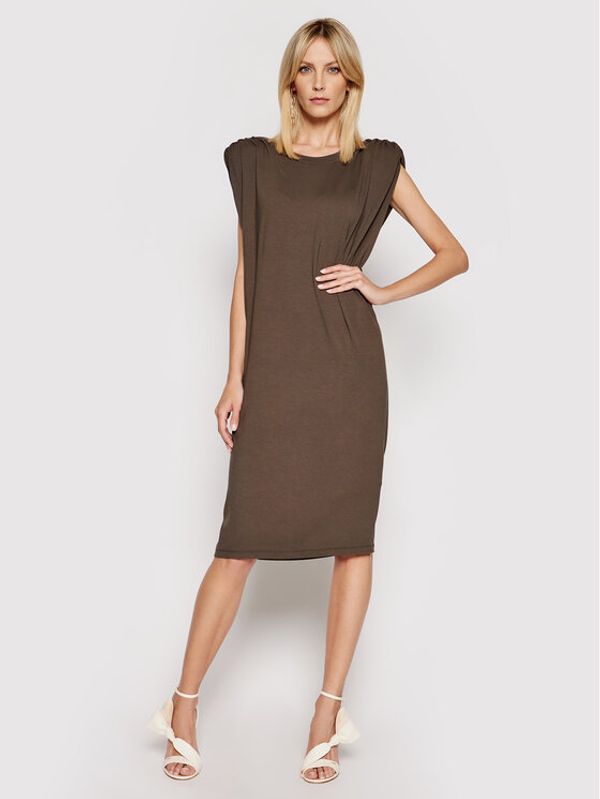 Birgitte Herskind Birgitte Herskind Ежедневна рокля Sarah 4056770 Кафяв Regular Fit