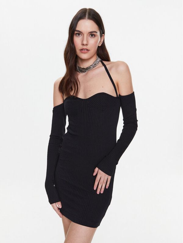 Birgitte Herskind Birgitte Herskind Коктейлна рокля Kathleen 4775935 Черен Slim Fit