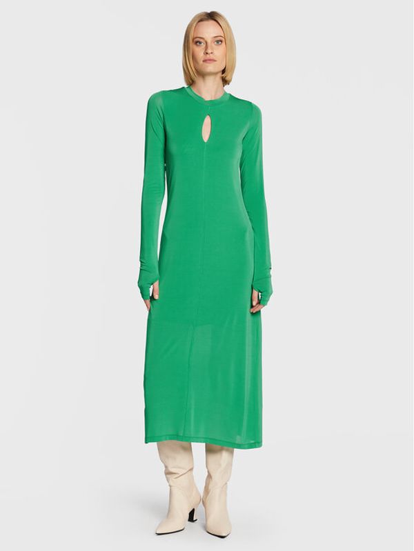 Birgitte Herskind Birgitte Herskind Коктейлна рокля Luna 4539898 Зелен Slim Fit