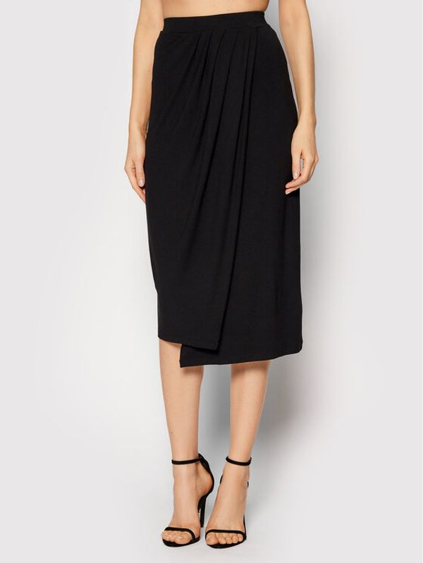 Birgitte Herskind Birgitte Herskind Миди пола Olym Pia 4218770 Черен Slim Fit