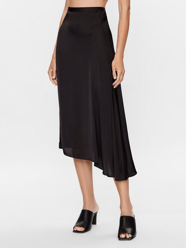 Birgitte Herskind Birgitte Herskind Миди пола Silas 4800370 Черен Regular Fit