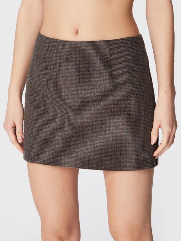 Birgitte Herskind Birgitte Herskind Мини пола Debby 4648911 Кафяв Regular Fit