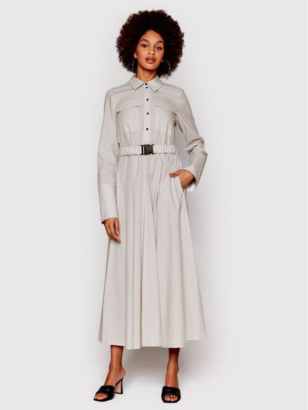 Birgitte Herskind Birgitte Herskind Рокля тип риза Kelly 4387858 Сив Regular Fit