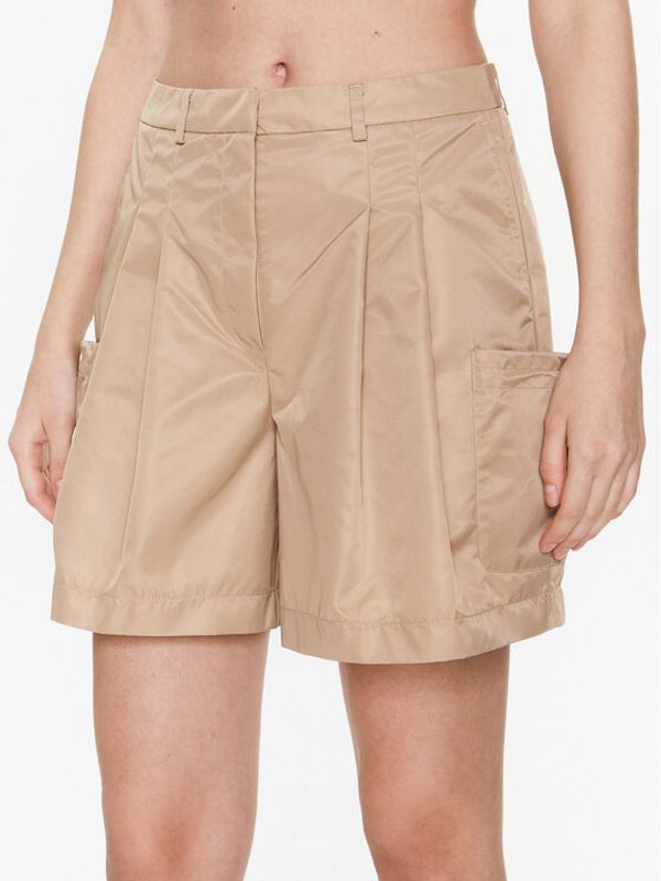 Birgitte Herskind Birgitte Herskind Шорти от плат Hans 4713932 Бежов Regular Fit