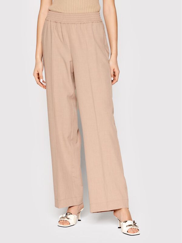 Birgitte Herskind Birgitte Herskind Текстилни панталони Pinky 4346519 Бежов Relaxed Fit