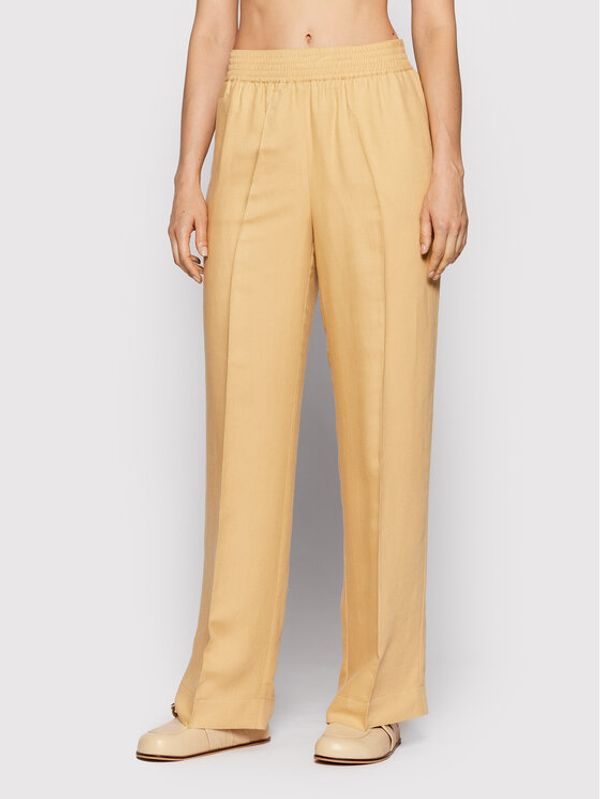 Birgitte Herskind Birgitte Herskind Текстилни панталони Pinky 4433840 Бежов Loose Fit