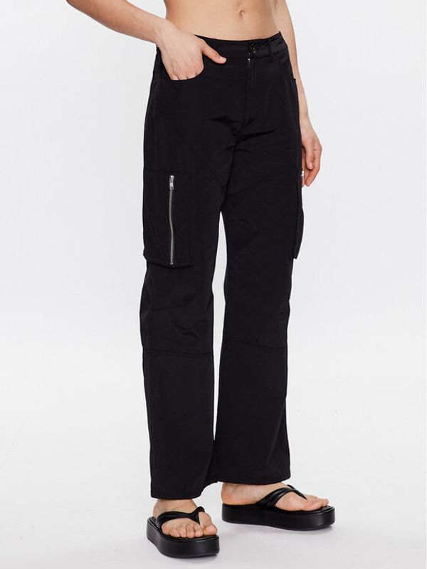 Birgitte Herskind Birgitte Herskind Текстилни панталони Tilly 4746798 Черен Oversize