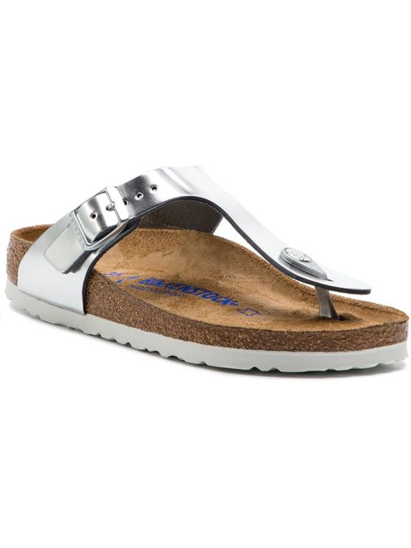 Birkenstock Birkenstock Джапанки Gizeh Bs 1003675 Сребрист