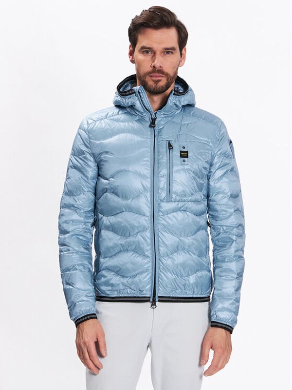 Blauer Blauer Преходно яке Hudson 23SBLUC03033 Син Regular Fit