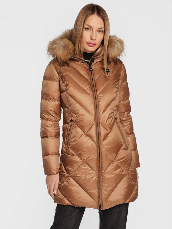 Blauer Blauer Пухено яке Brandy BLDK03215 006047 Кафяв Regular Fit