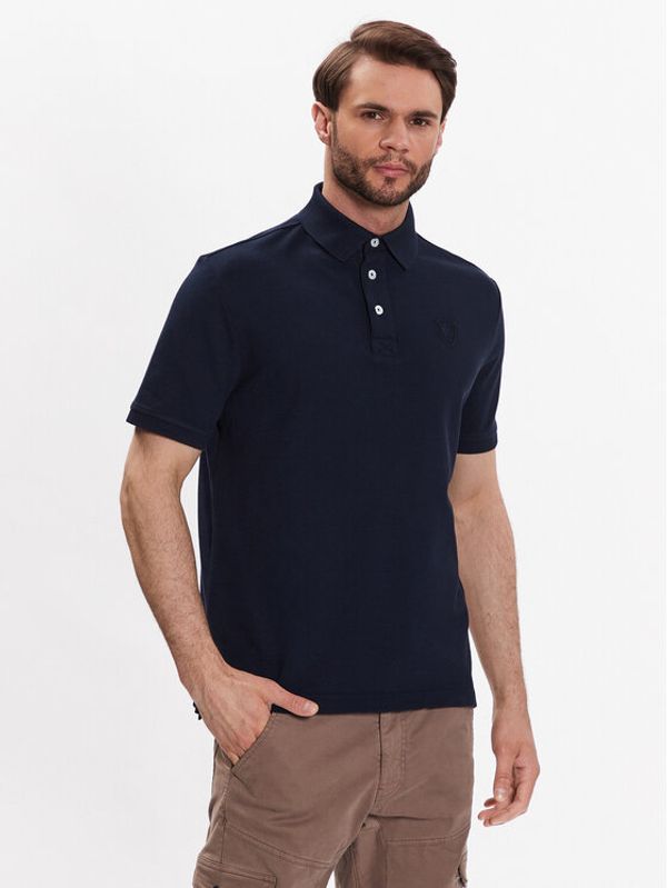 Blauer Blauer Тениска с яка и копчета 23SBLUT02348 Син Regular Fit