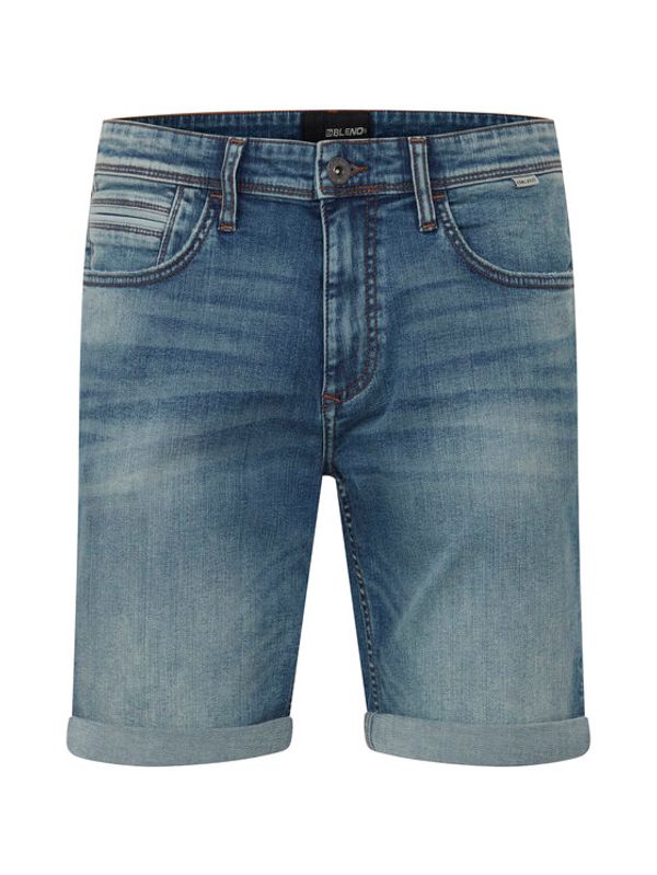 Blend Blend Дънкови шорти 20715200 Син Regular Fit