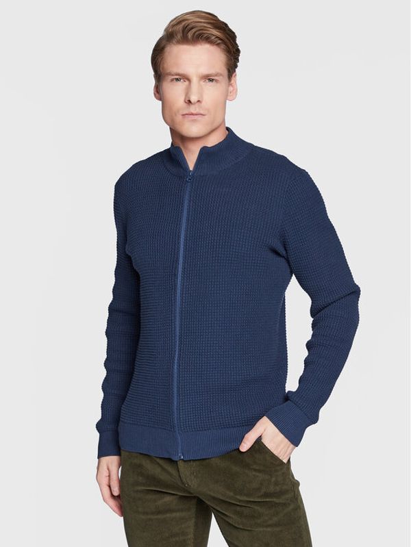 Blend Blend Кардиган 20714630 Син Regular Fit