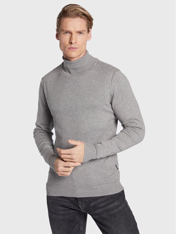 Blend Blend Поло 20714624 Сив Regular Fit