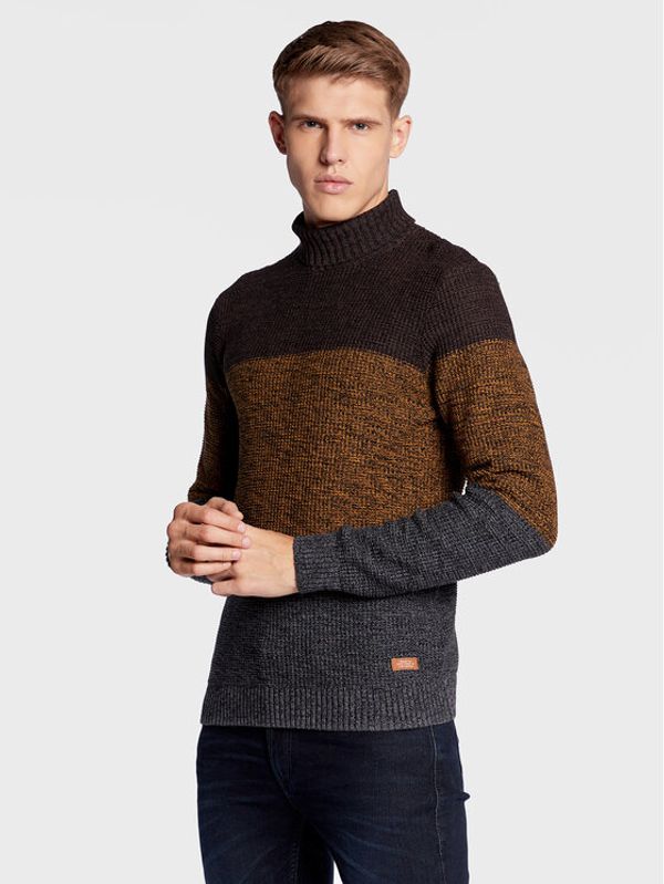 Blend Blend Поло 20714627 Кафяв Regular Fit