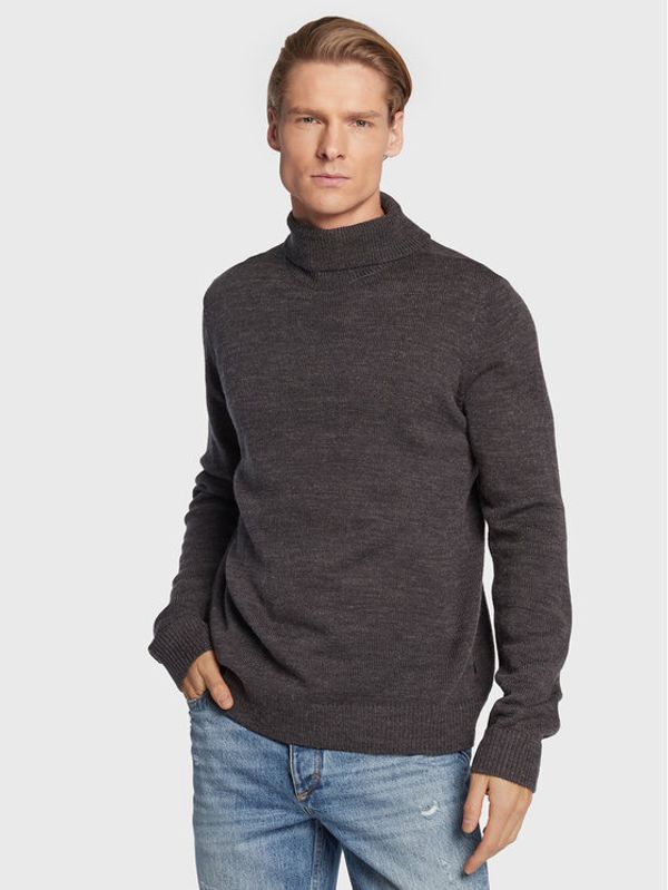 Blend Blend Поло 20714833 Сив Regular Fit