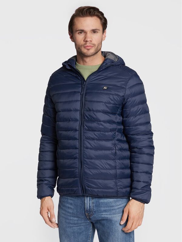 Blend Blend Пухено яке Romsey 20712462 Тъмносин Regular Fit