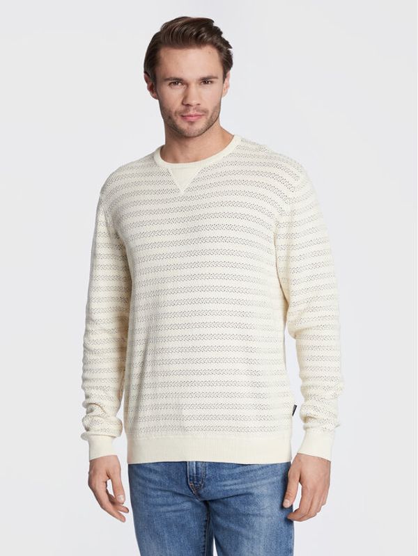 Blend Blend Пуловер 20714350 Екрю Regular Fit