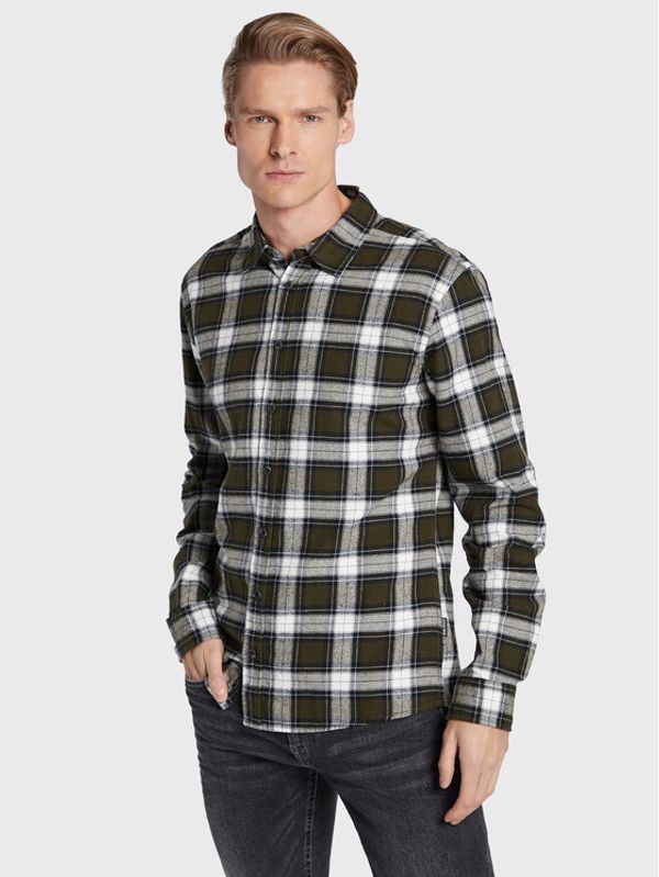 Blend Blend Риза 20714601 Зелен Regular Fit