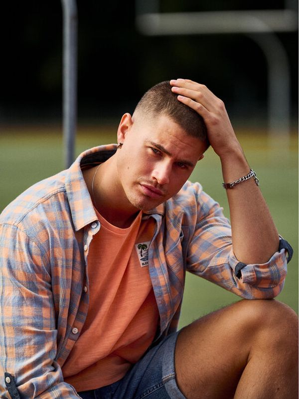 Blend Blend Риза 20715449 Син Regular Fit