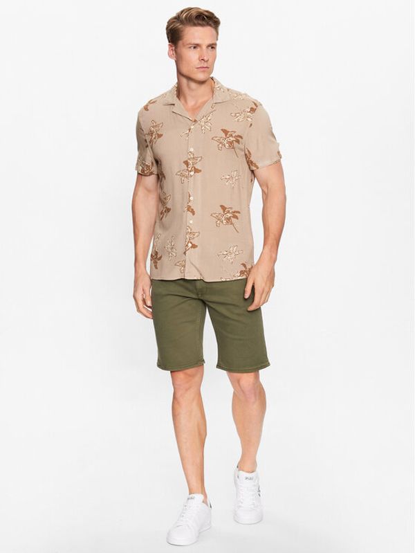 Blend Blend Риза 20715452 Бежов Regular Fit