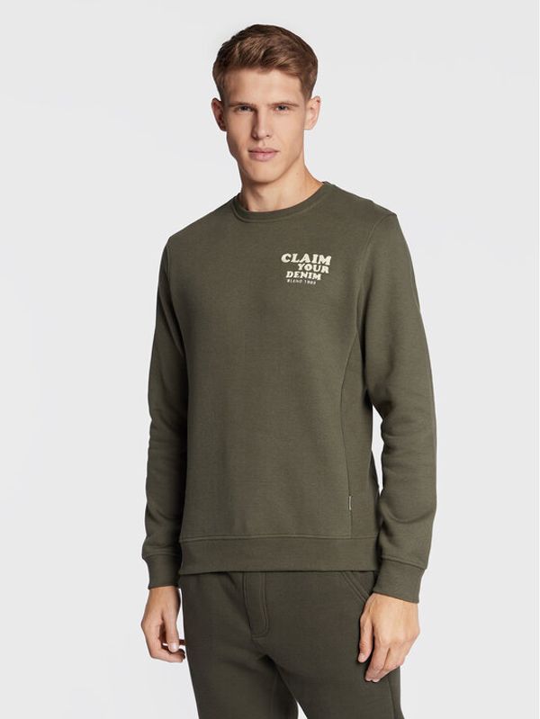 Blend Blend Суитшърт 20714574 Зелен Regular Fit