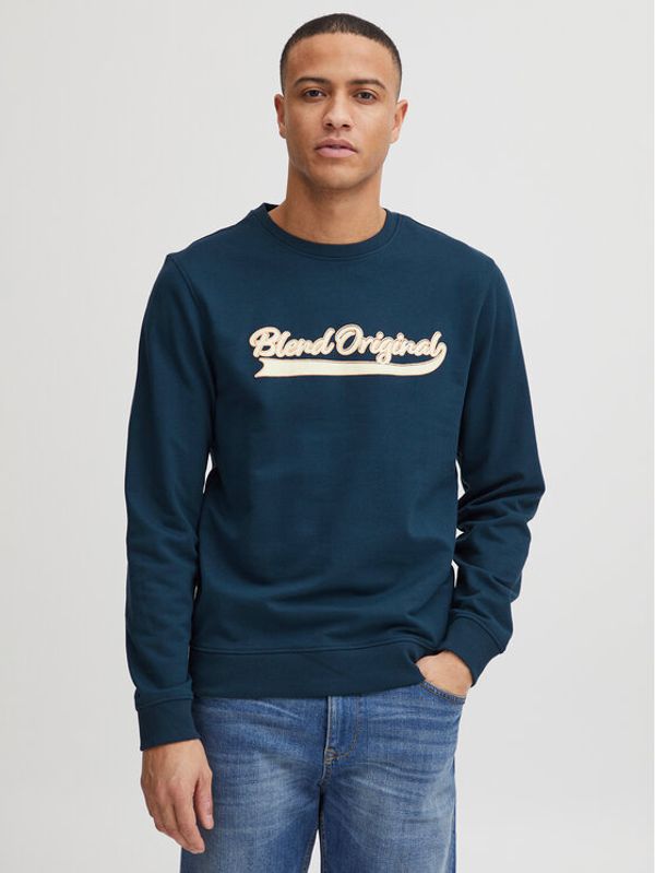 Blend Blend Суитшърт 20715364 Тъмносин Regular Fit