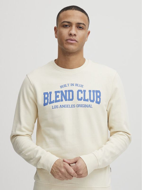 Blend Blend Суитшърт 20715366 Екрю Regular Fit