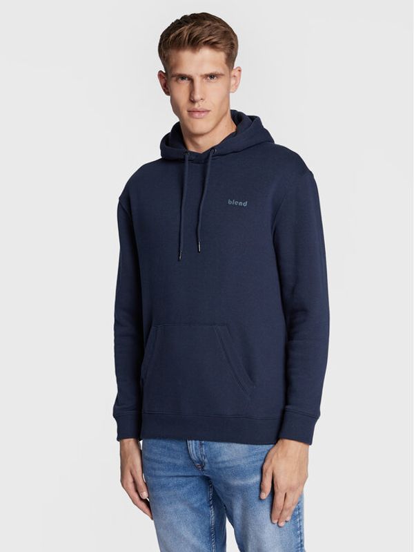Blend Blend Суитшърт Downton 20712536 Тъмносин Regular Fit