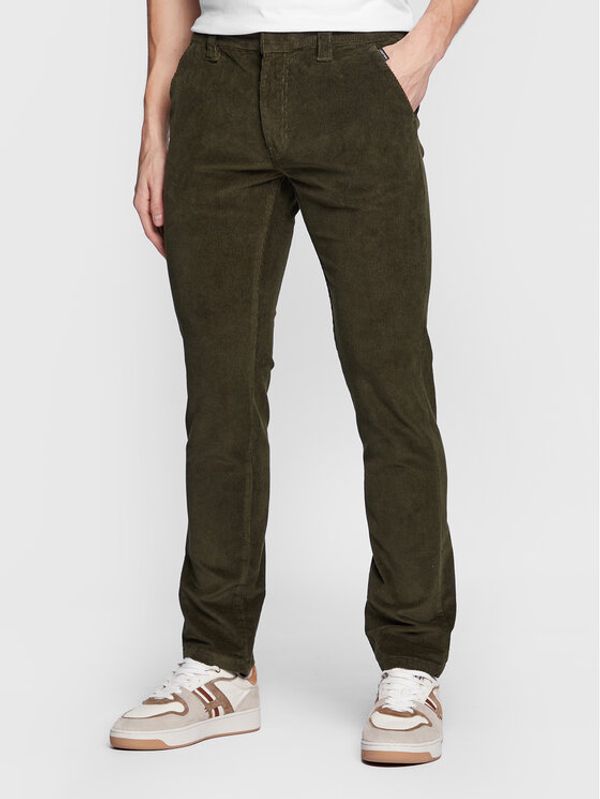 Blend Blend Текстилни панталони 20714780 Зелен Slim Fit