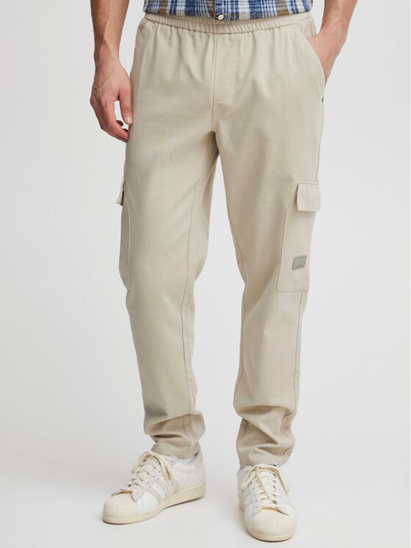 Blend Blend Текстилни панталони 20715569 Бежов Regular Fit