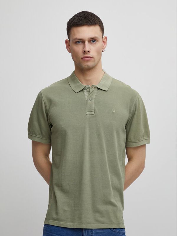 Blend Blend Тениска с яка и копчета 20715297 Зелен Regular Fit