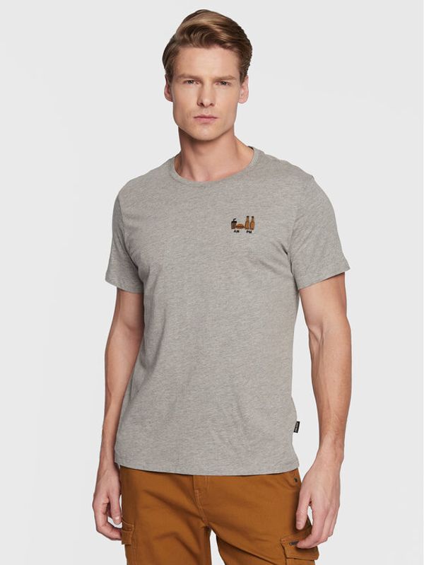 Blend Blend Тишърт 20714562 Сив Regular Fit