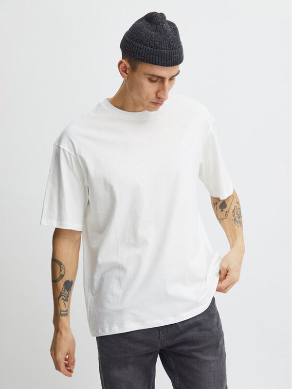 Blend Blend Тишърт 20715027 Бял Relaxed Fit