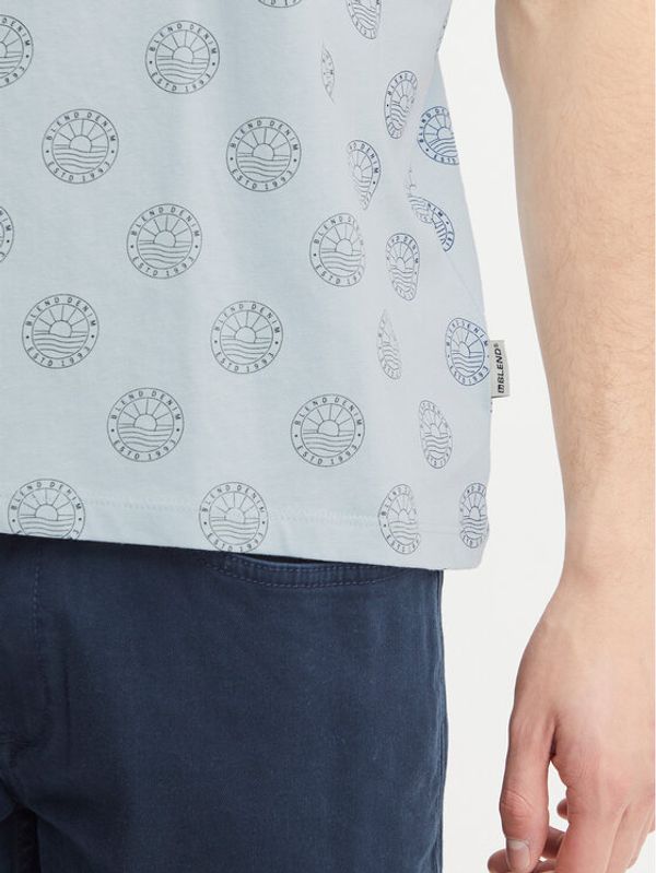 Blend Blend Тишърт 20715041 Син Regular Fit