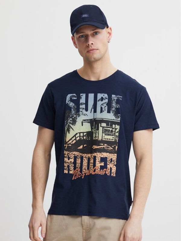 Blend Blend Тишърт 20715307 Тъмносин Regular Fit