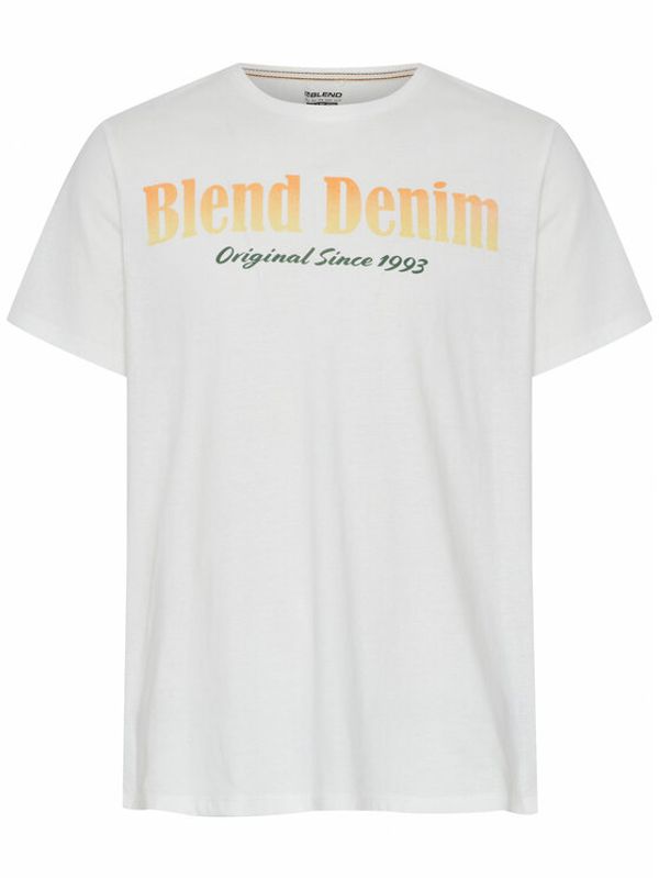 Blend Blend Тишърт 20715332 Бял Regular Fit