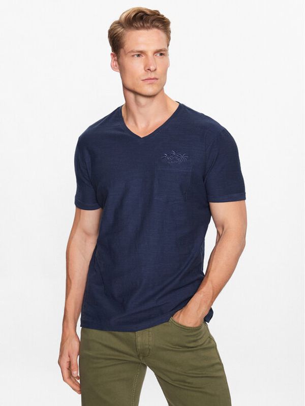 Blend Blend Тишърт 20715337 Тъмносин Regular Fit