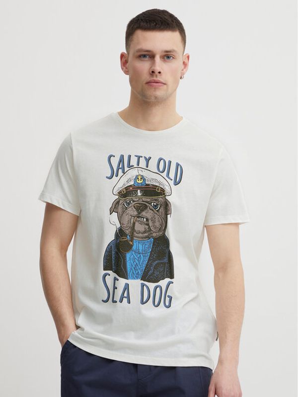 Blend Blend Тишърт 20715345 Бял Regular Fit