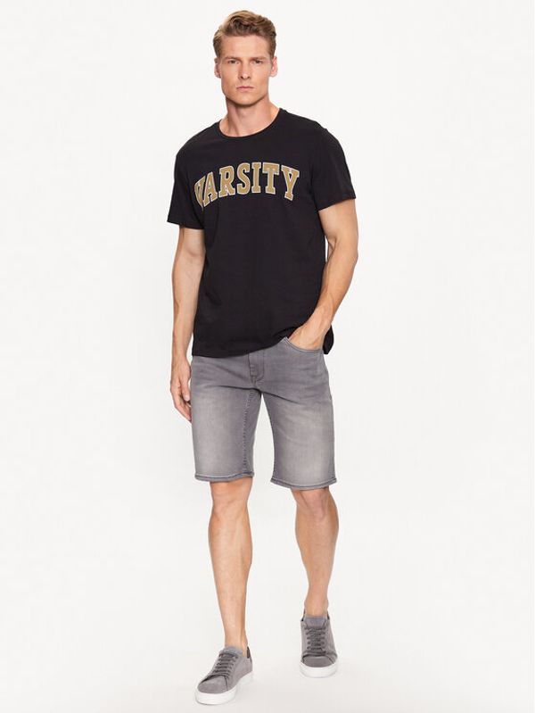 Blend Blend Тишърт 20715371 Черен Regular Fit