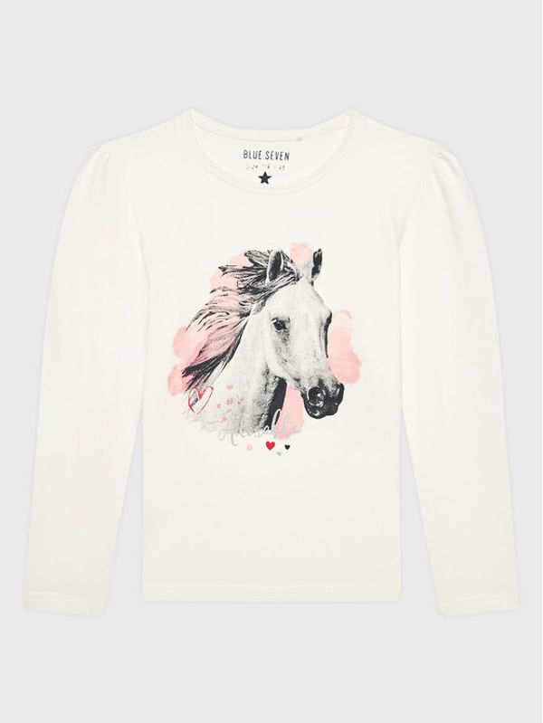 Blue Seven Blue Seven Блуза 750690 Бял Regular Fit